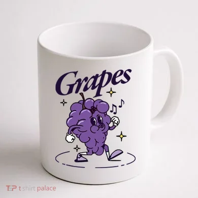 James Marriott Grapes Coffee Mug back
