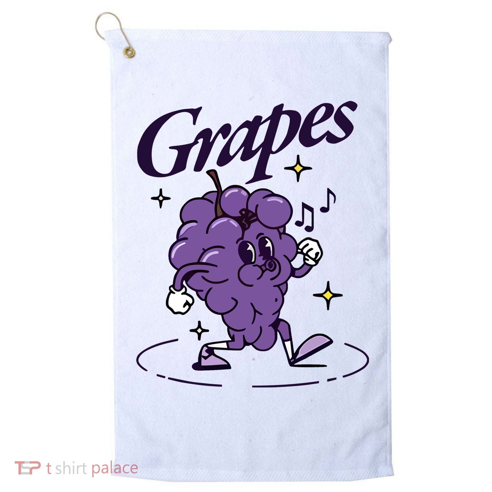 James Marriott Grapes Golf Towel