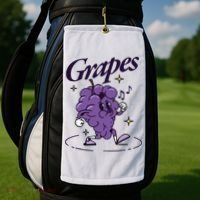 James Marriott Grapes Golf Towel thumb 2
