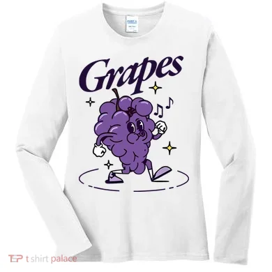 James Marriott Grapes Women's Long Sleeve Shirt