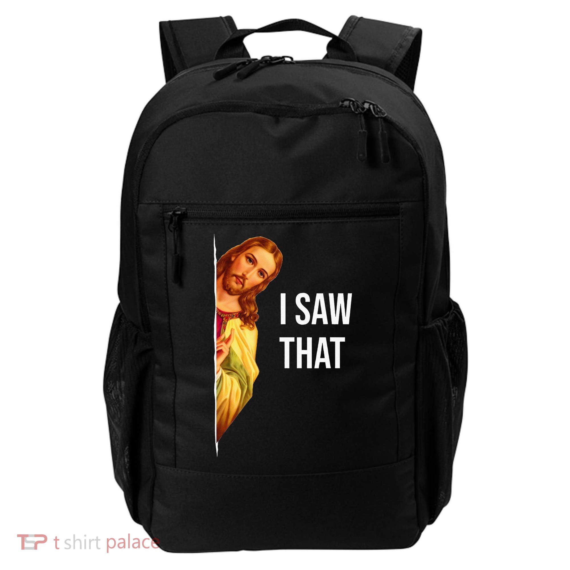 Jesus Meme I Saw That Christian God Funny Quote Backpack