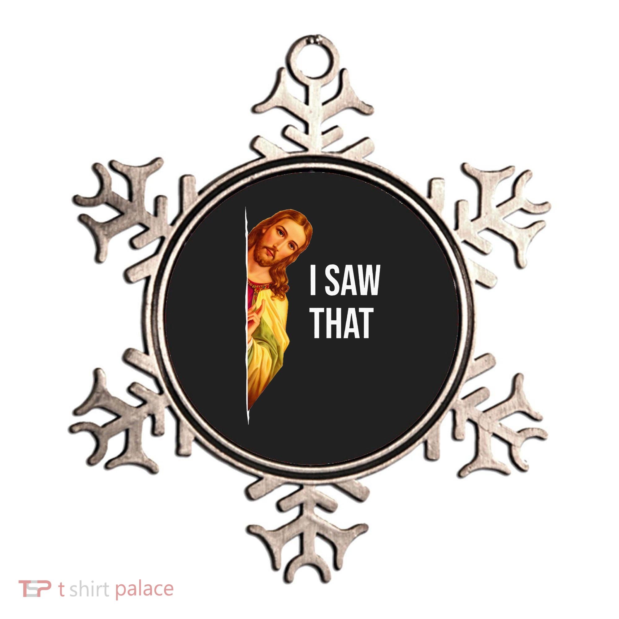 Jesus Meme I Saw That Christian God Funny Quote Ornament