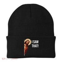 Jesus Meme I Saw That Beanie thumb 0