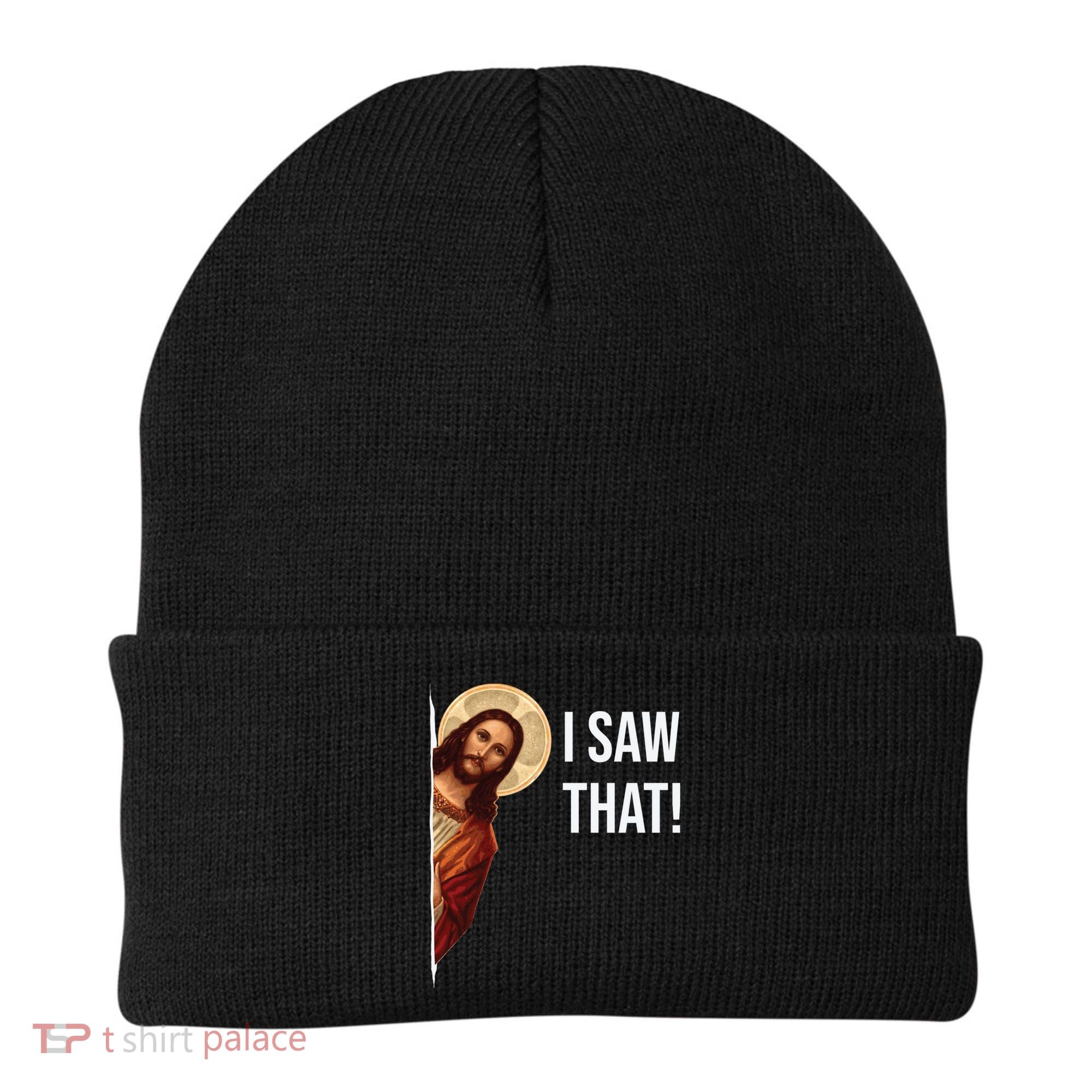 Jesus Meme I Saw That Beanie