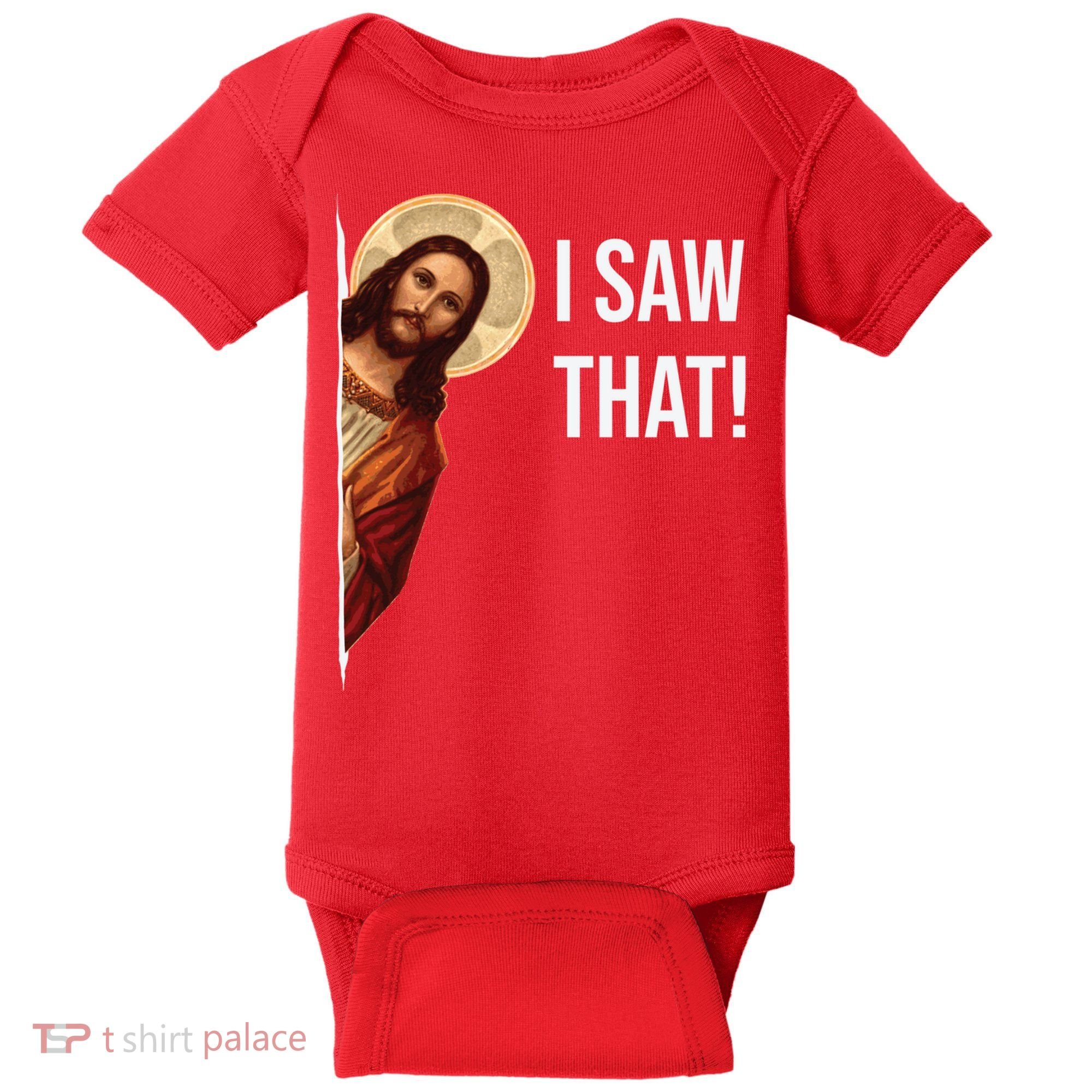Jesus Meme I Saw That Baby Bodysuit