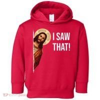 Jesus Meme I Saw That Toddler Hoodie thumb 0