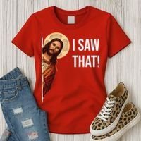 Jesus Meme I Saw That Women's T-Shirt thumb 3