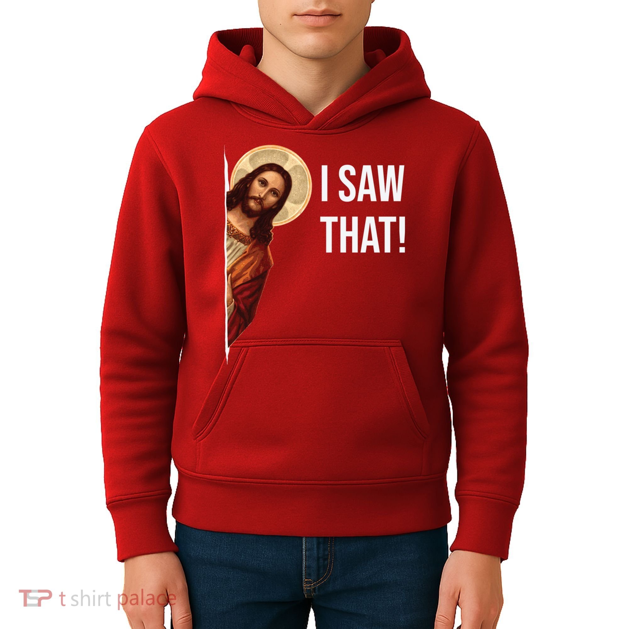 Jesus Meme I Saw That Kids Hoodie
