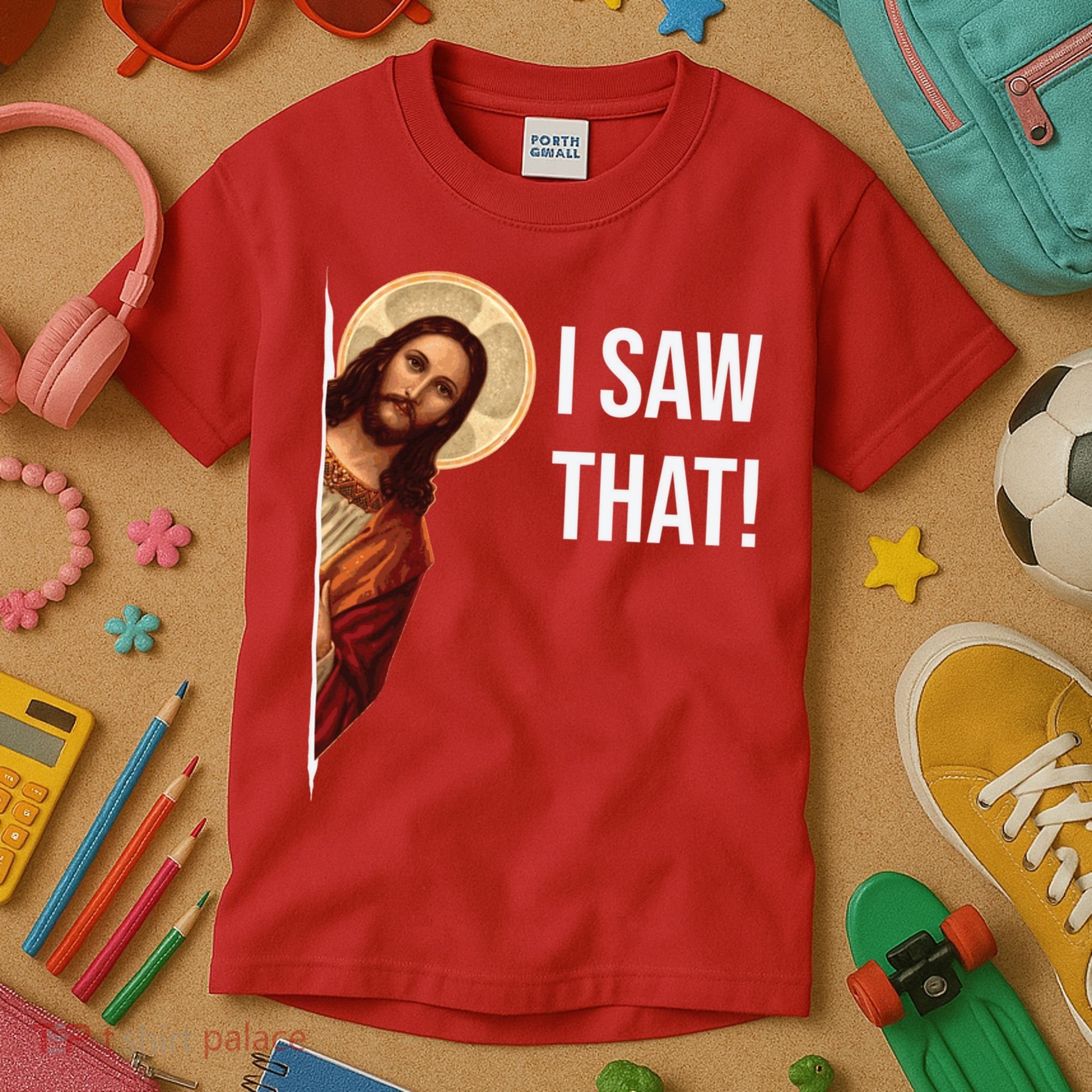 Jesus Meme I Saw That Kids T-Shirt