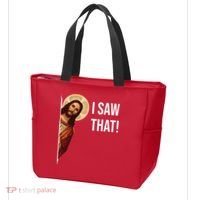 Jesus Meme I Saw That Tote Bag thumb 3