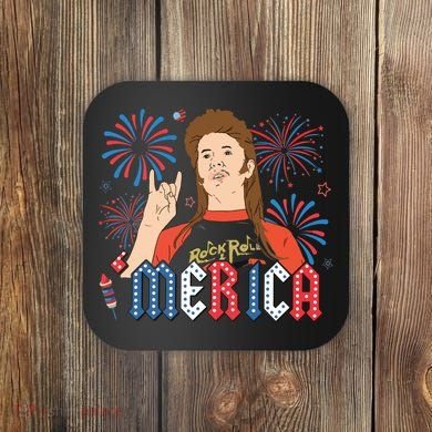 Joe Merica Joe 4th Of July Coaster