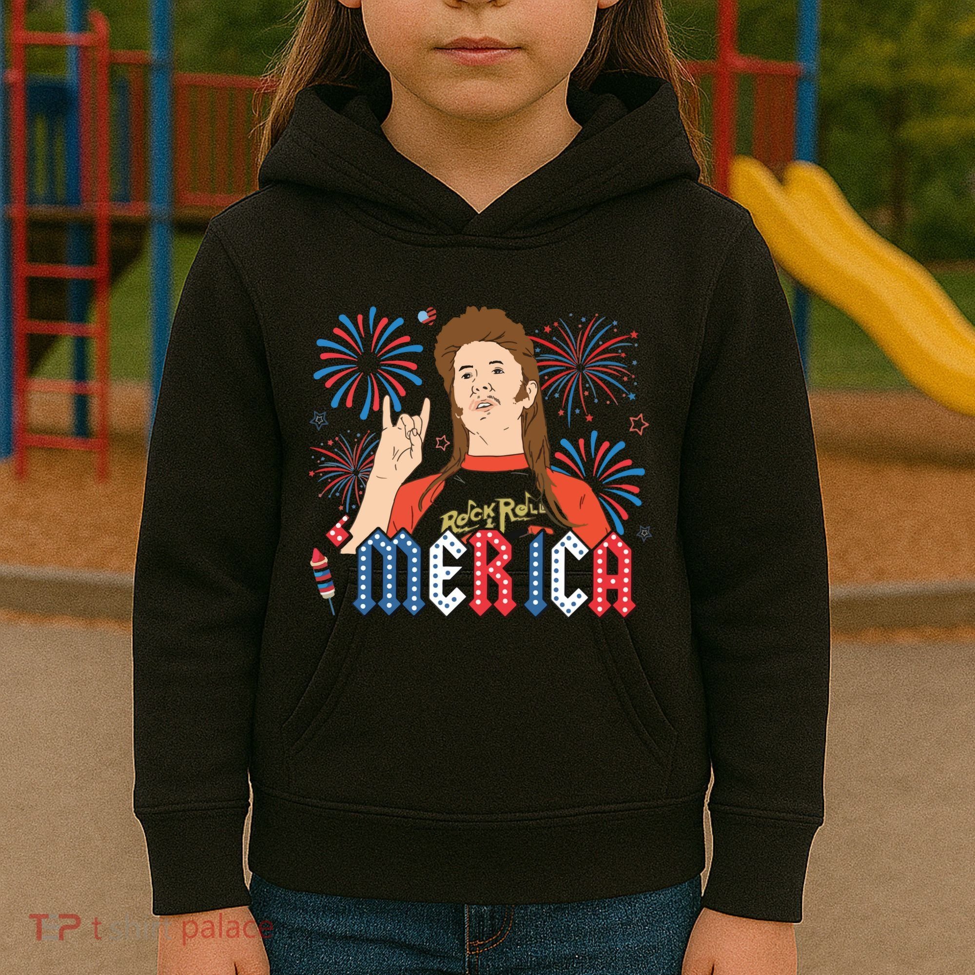 Joe Merica Joe 4th Of July Kids Hoodie