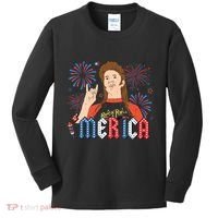 Joe Merica Joe 4th Of July Kids Long Sleeve Shirt thumb 0
