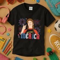Joe Merica Joe 4th Of July Kids T-Shirt thumb 3