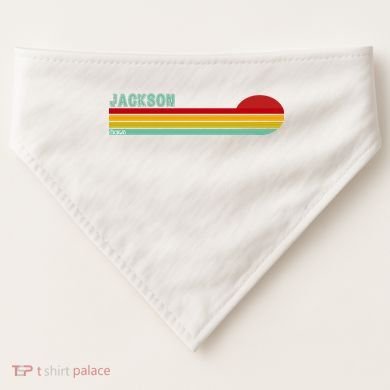 Jackson Michigan USA-Made Doggie Bandana