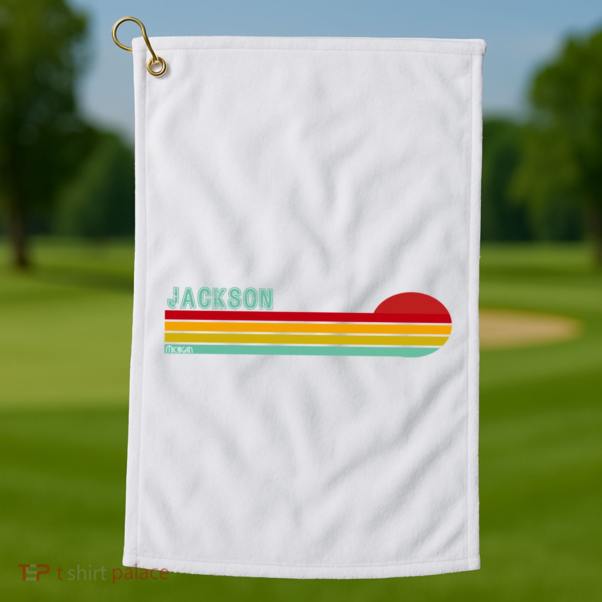 Jackson Michigan Golf Towel