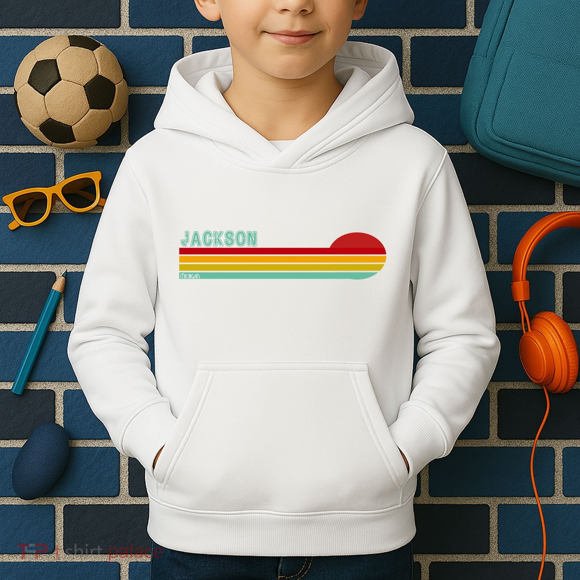 Jackson Michigan Kids Hoodie