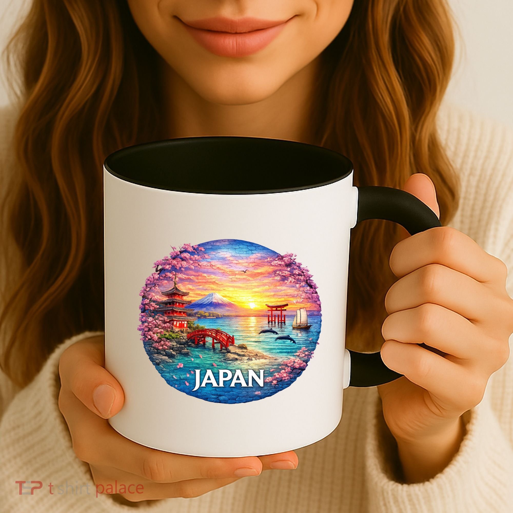 Japan Mosaic Coffee Mug