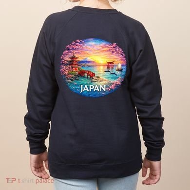 Japan Mosaic Women's Sweatshirt back