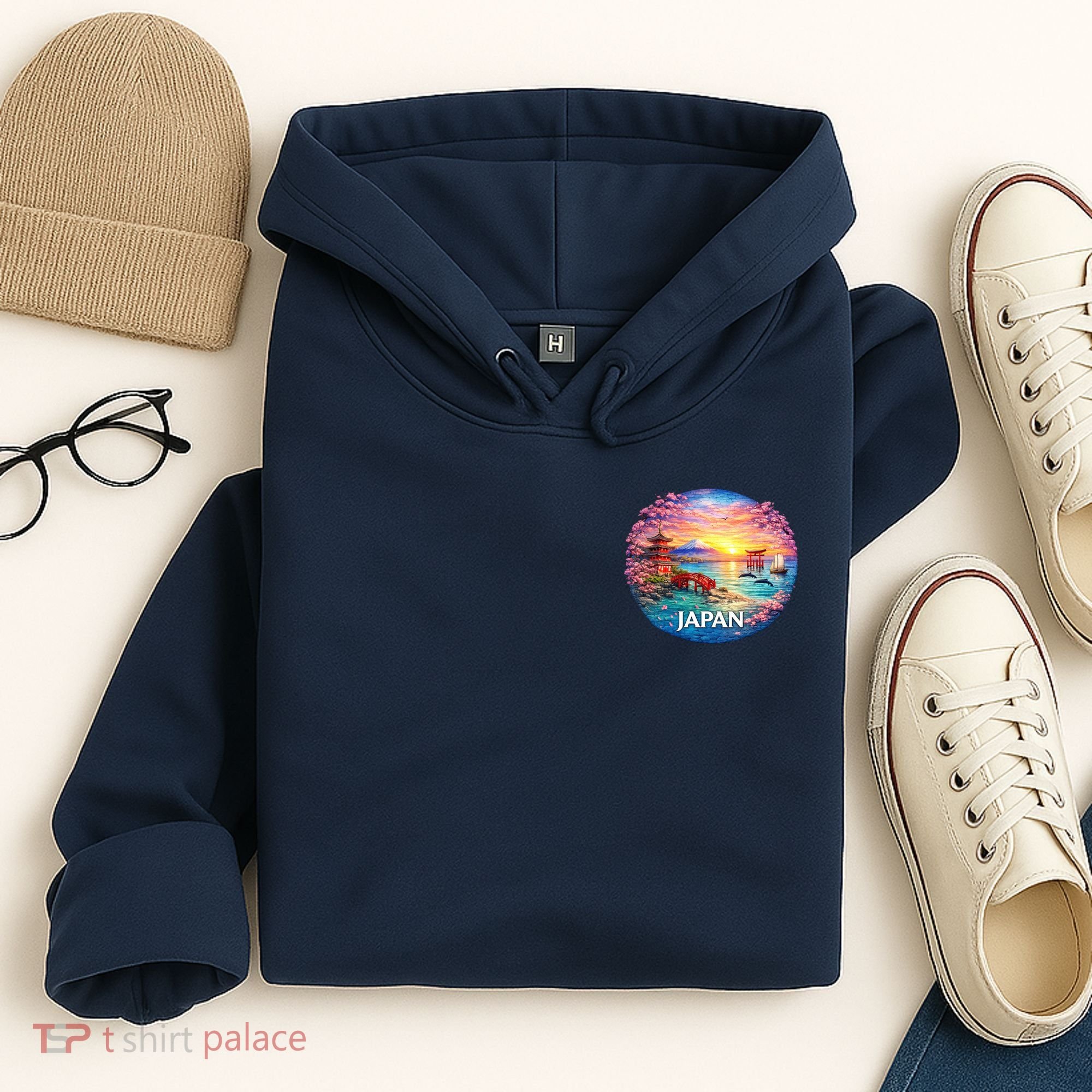Japan Mosaic Hoodie