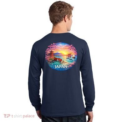 Japan Mosaic Long Sleeve Shirt back
