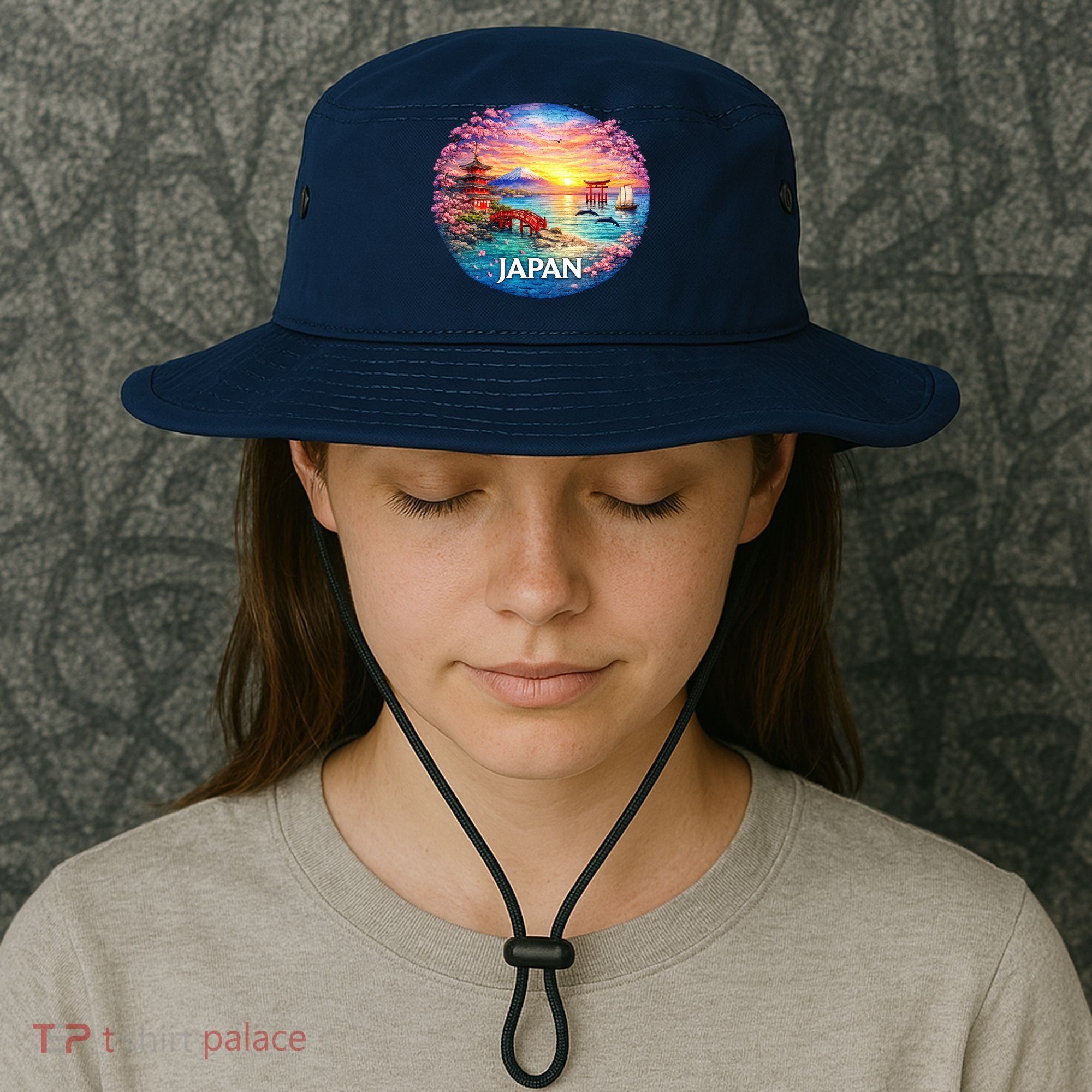 Japan Mosaic Bucket Hat