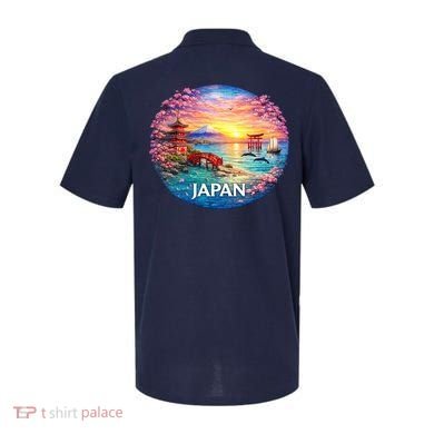Japan Mosaic Polo back