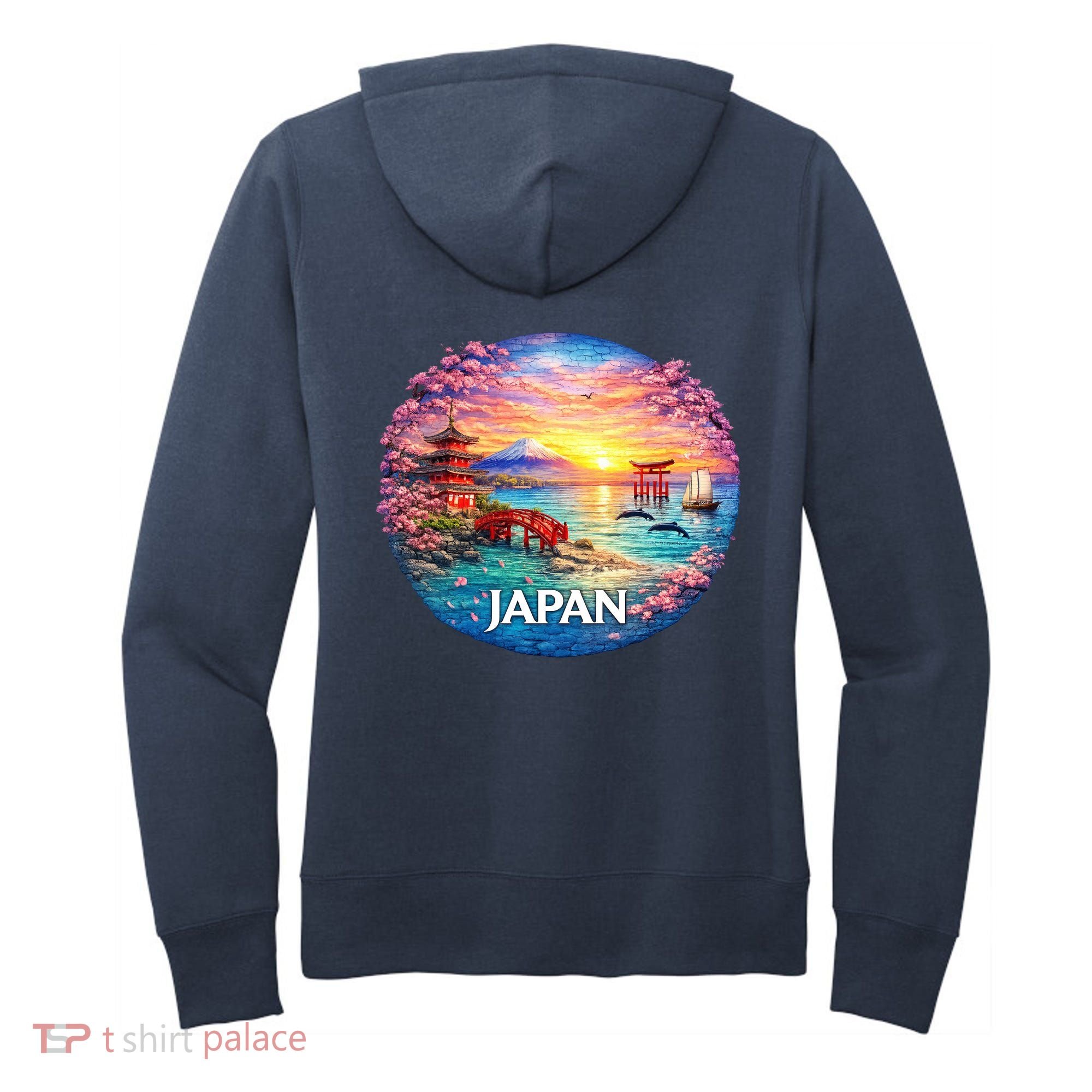 Japan Mosaic Women's Hoodie