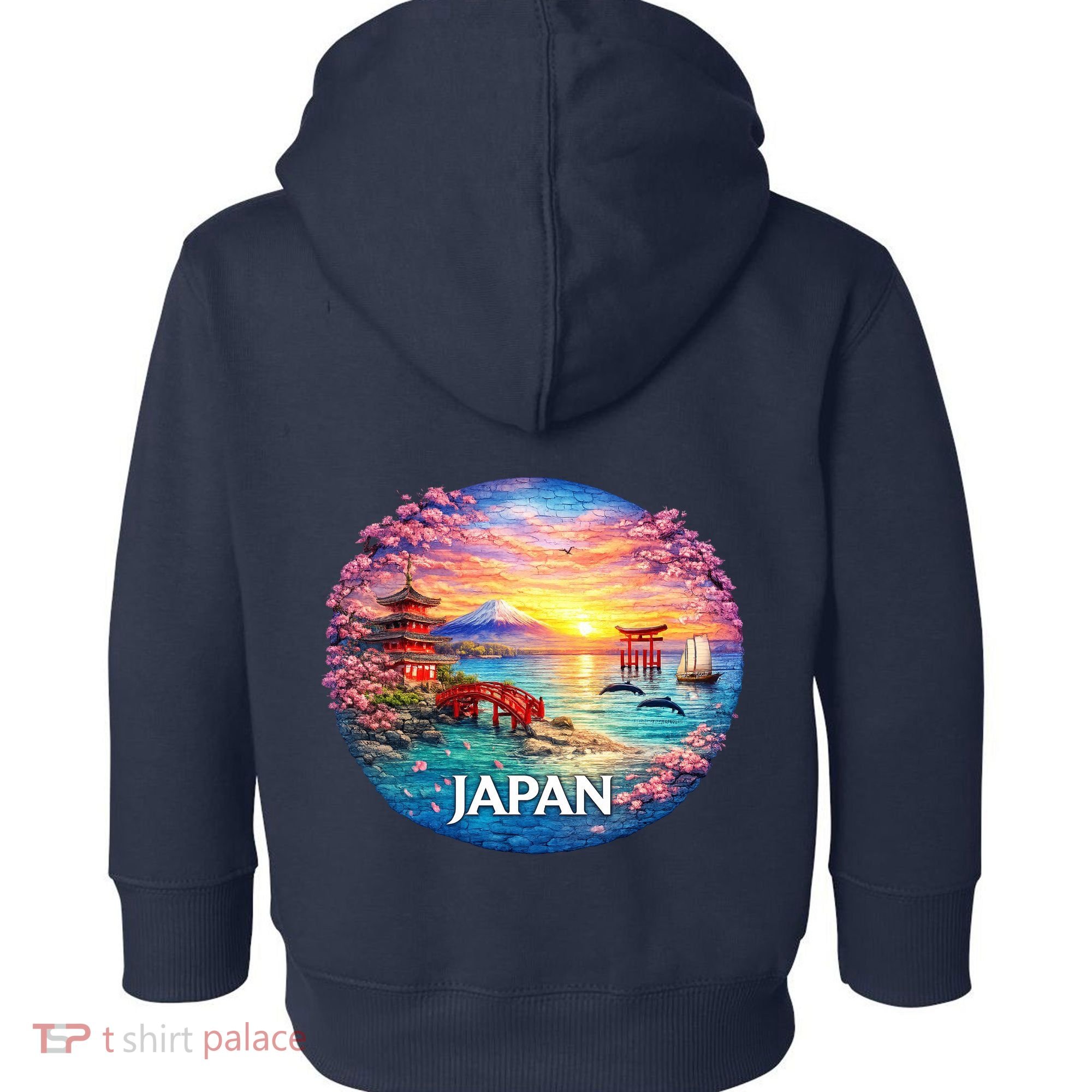 Japan Mosaic Toddler Hoodie