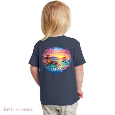 Japan Mosaic Toddler T-Shirt back