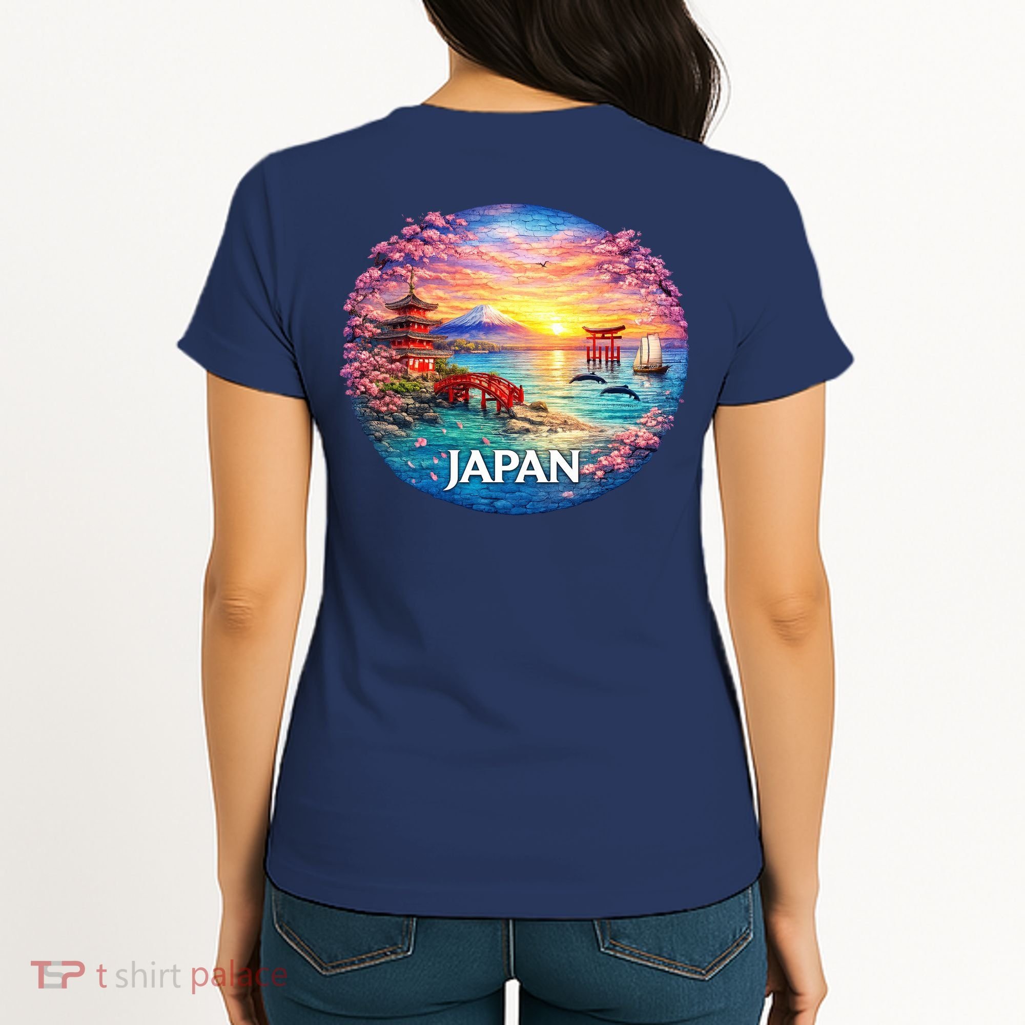 Japan Mosaic Women's T-Shirt