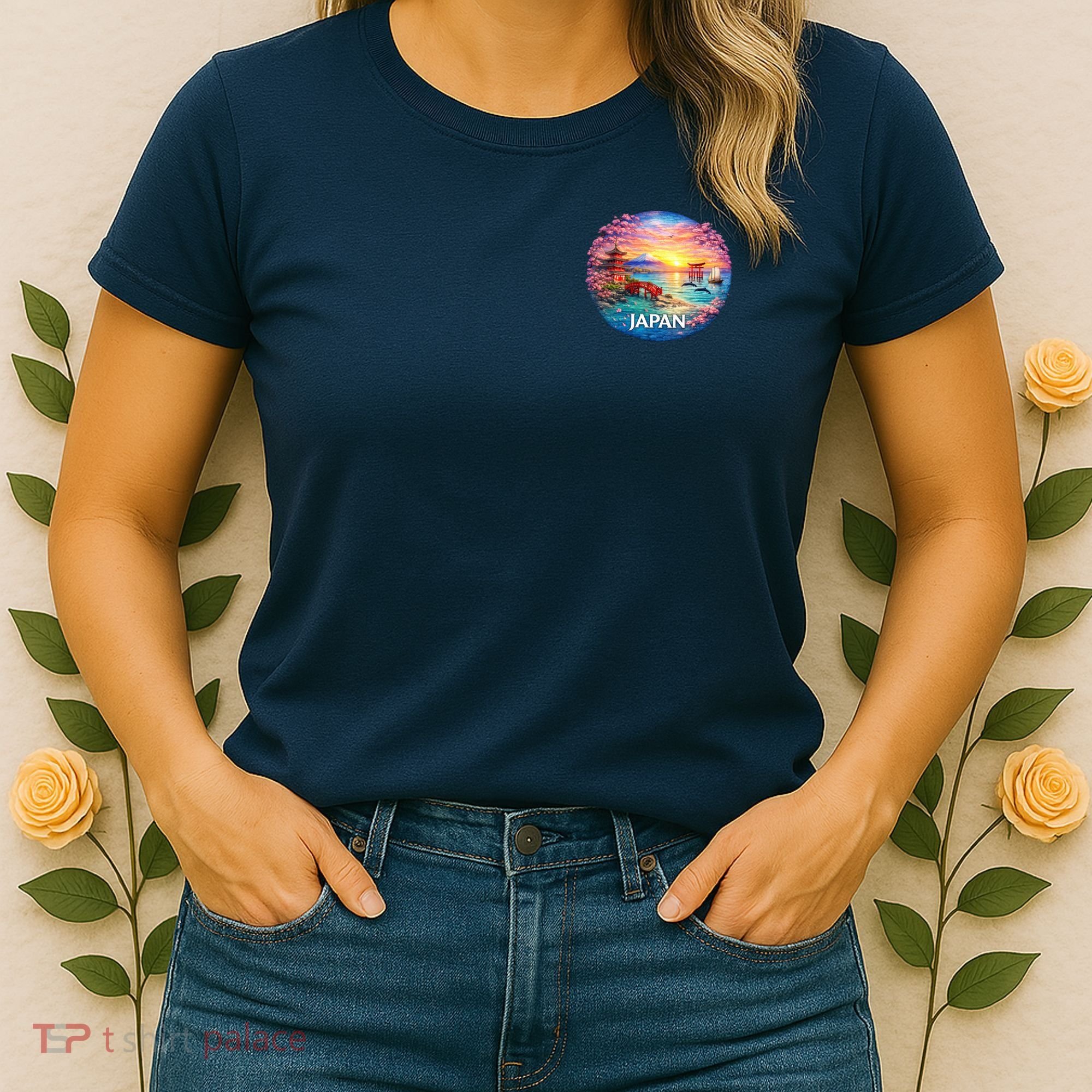 Japan Mosaic Women's T-Shirt