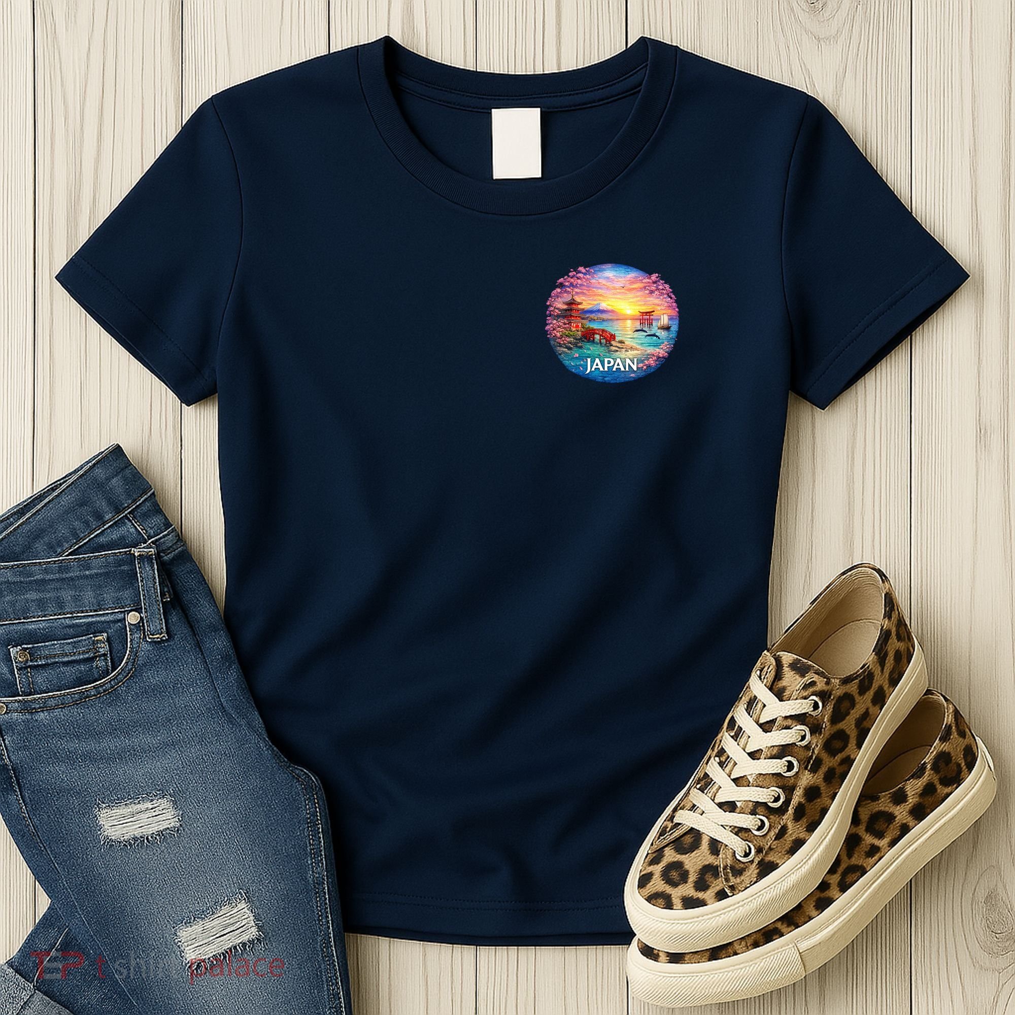 Japan Mosaic Women's T-Shirt