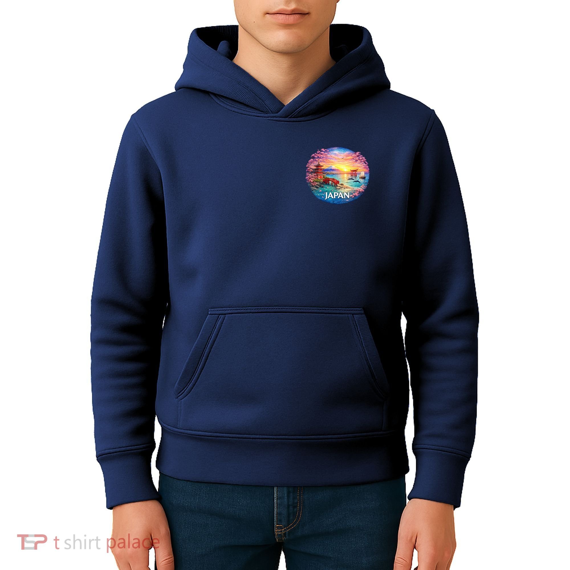 Japan Mosaic Kids Hoodie