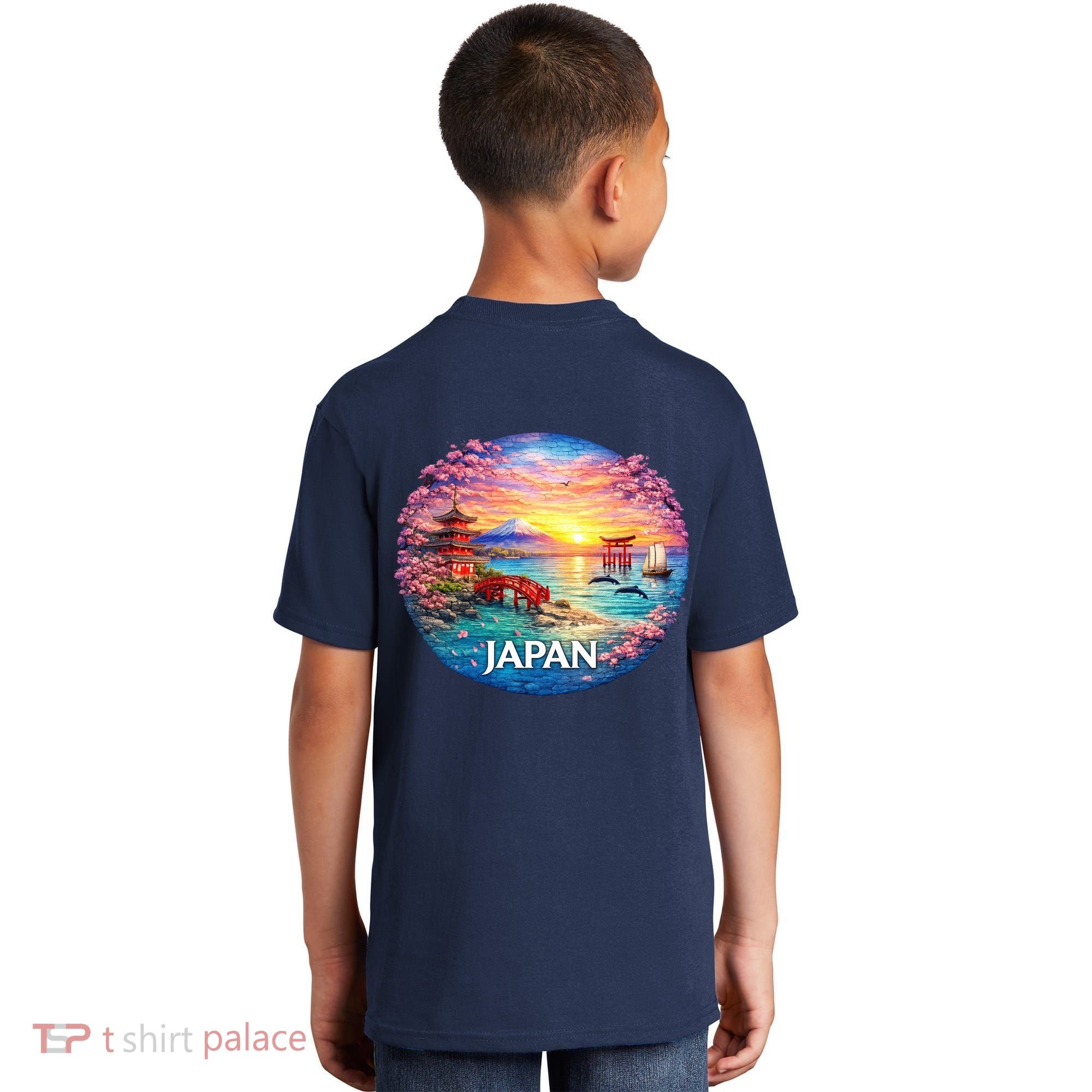 Japan Mosaic Kids T-Shirt