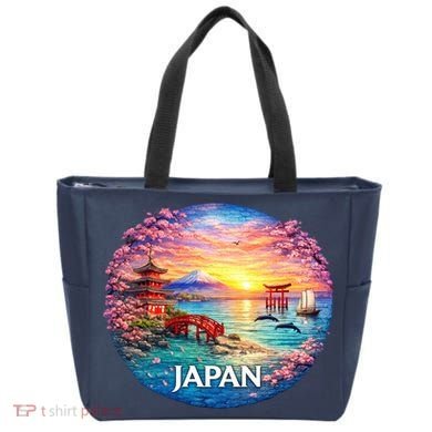 Japan Mosaic Tote Bag back