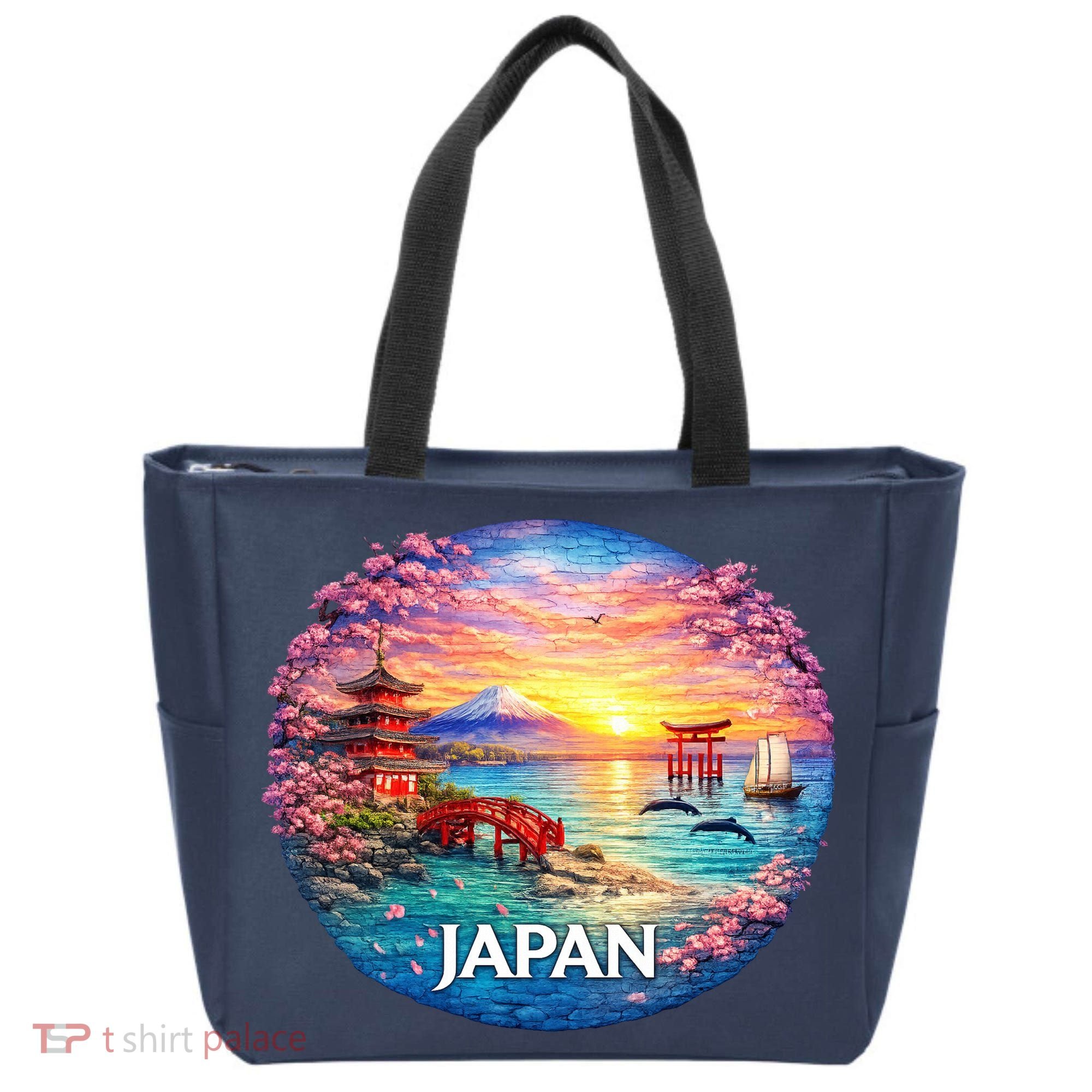 Japan Mosaic Tote Bag