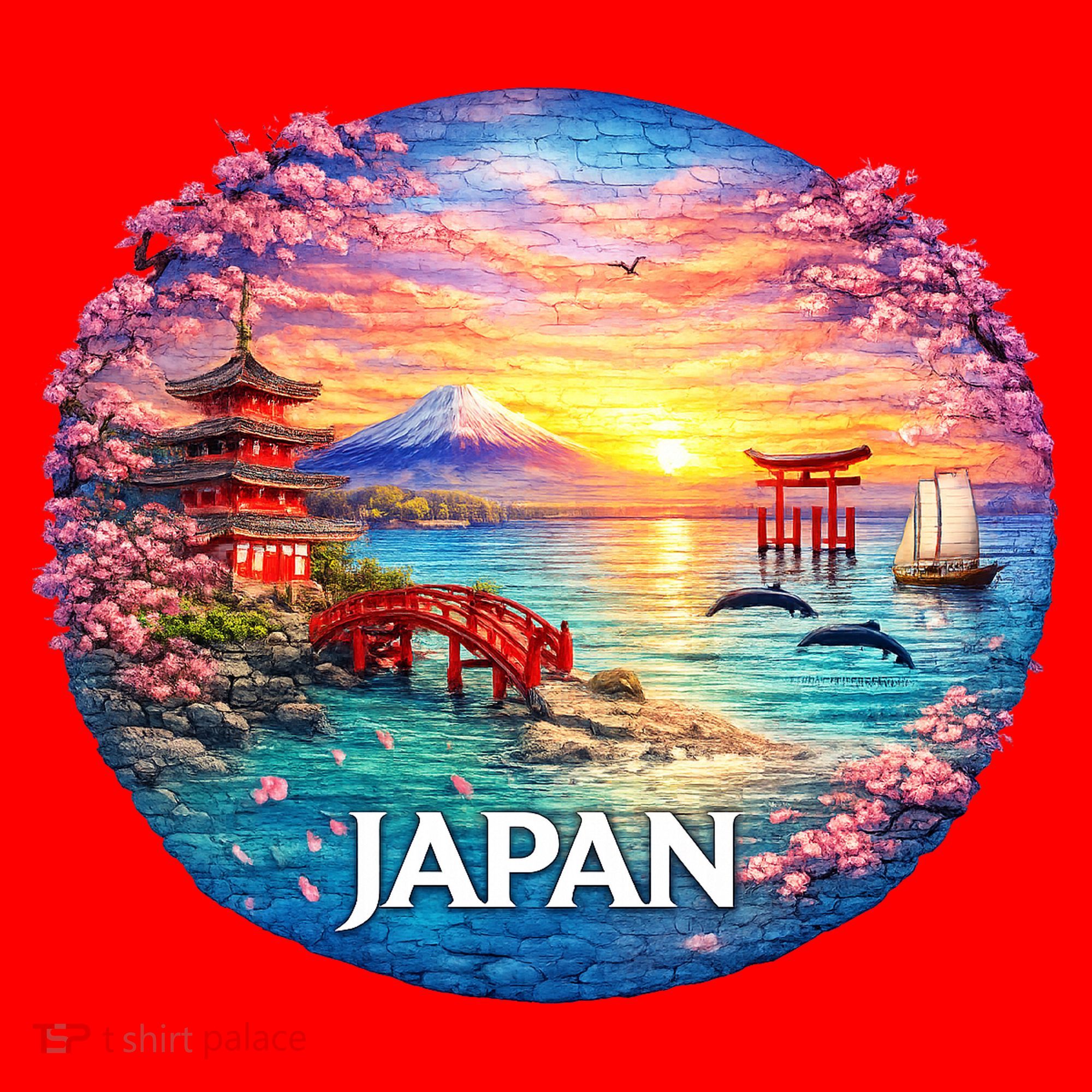 Japan Mosaic Santa Hat
