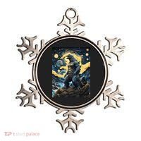 Japanese Monster Kaiju In Van Gogh Starry Night Ornament thumb 0