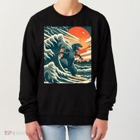 Japanese Monster Kaiju Funny Art Women's Sweatshirt thumb 0