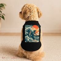 Japanese Monster Kaiju Funny Art Doggie Tank thumb 2