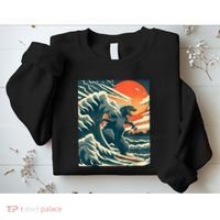 Japanese Monster Kaiju Funny Art Sweatshirt thumb 2