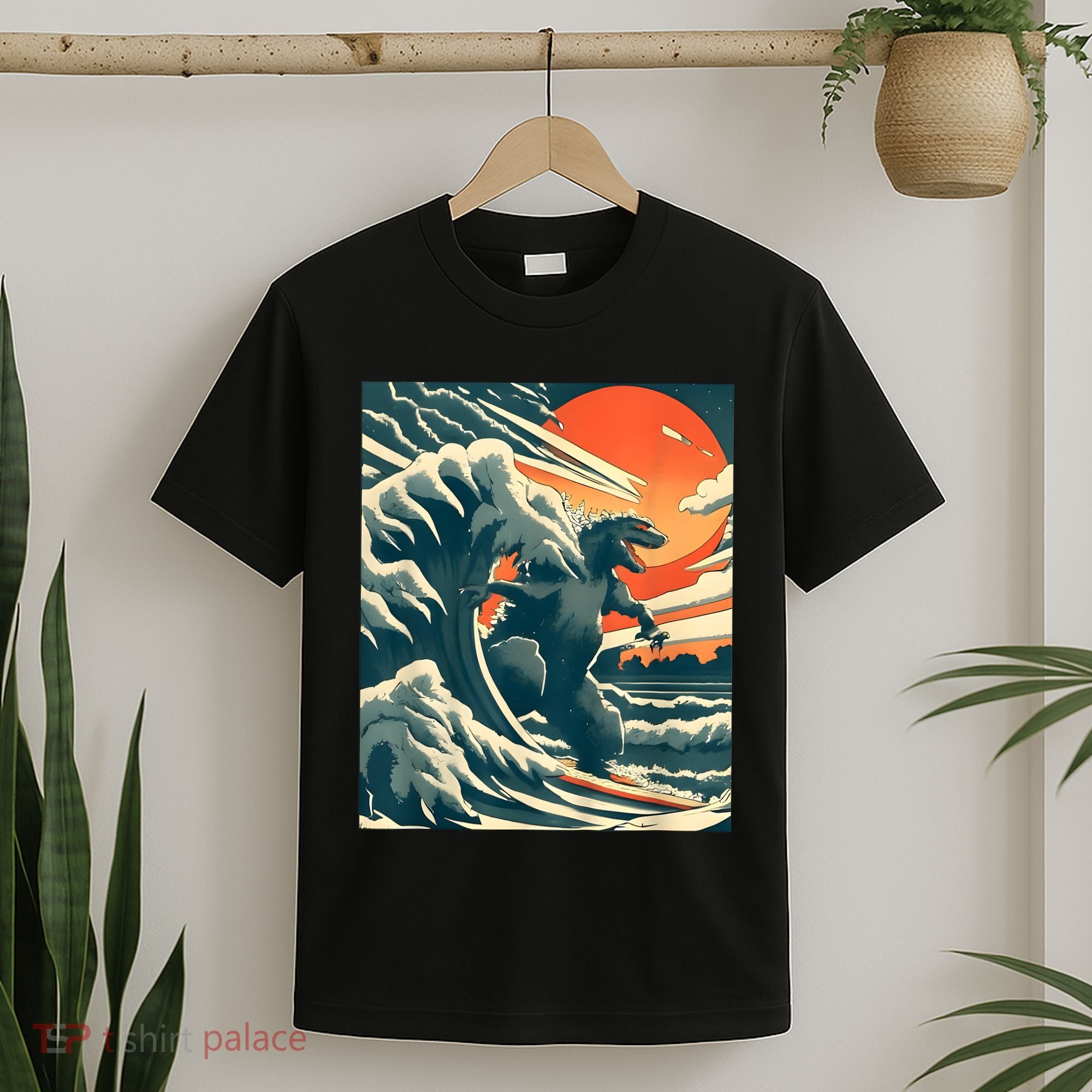 Japanese Monster Kaiju Funny Art T-Shirt