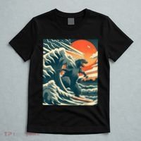 Japanese Monster Kaiju Funny Art T-Shirt thumb 5