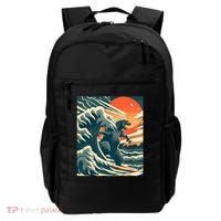 Japanese Monster Kaiju Funny Art Backpack thumb 0