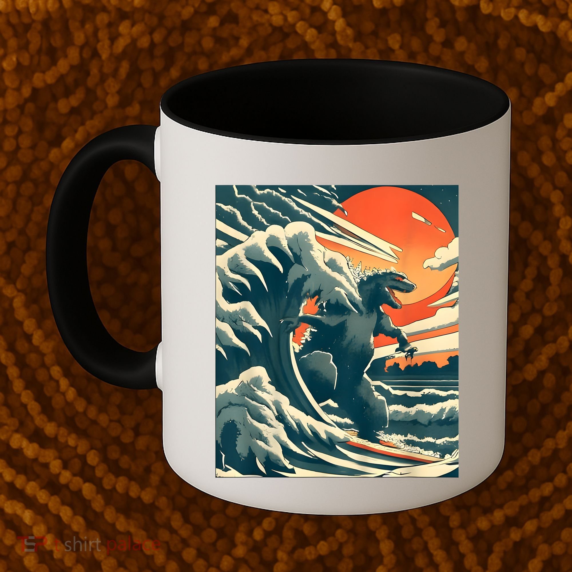Japanese Monster Kaiju Funny Art Coffee Mug