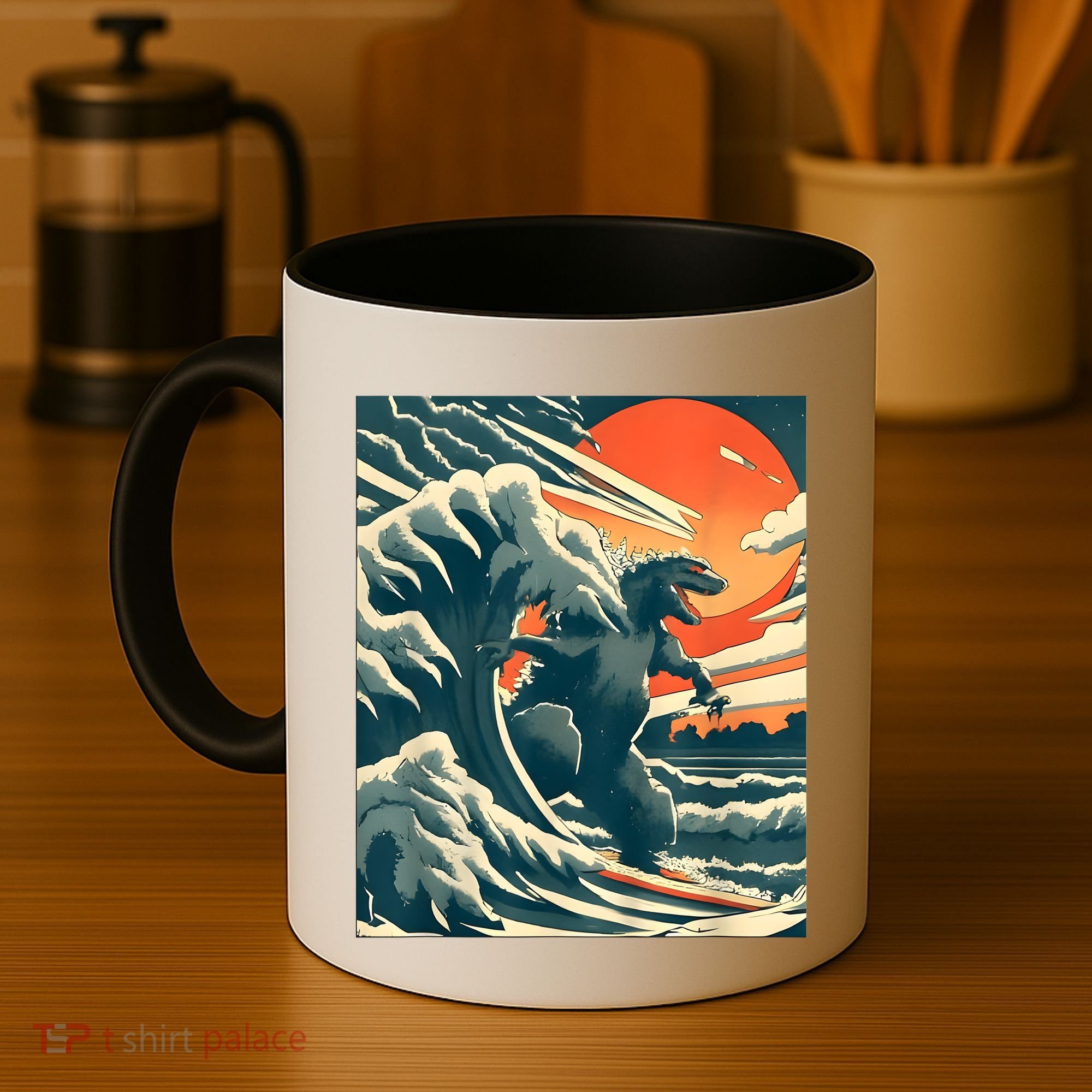 Japanese Monster Kaiju Funny Art Coffee Mug