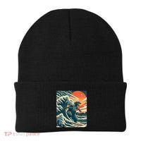 Japanese Monster Kaiju Funny Art Beanie thumb 0