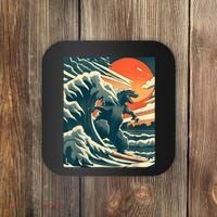 Japanese Monster Kaiju Funny Art Coaster thumb 0