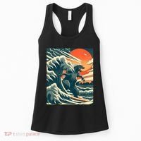 Japanese Monster Kaiju Funny Art Women's Tank Top thumb 0